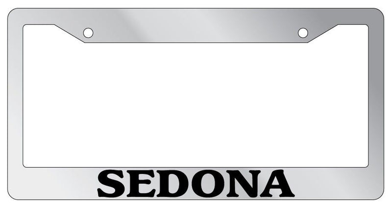 Chrome METAL License Plate Frame SEDONA Auto Accessory  Mod-GRAPH9856236-8041