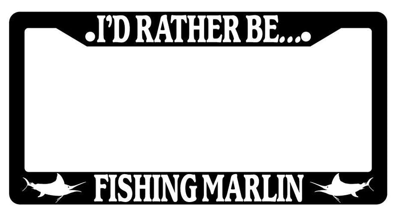 Black License Plate Frame I&