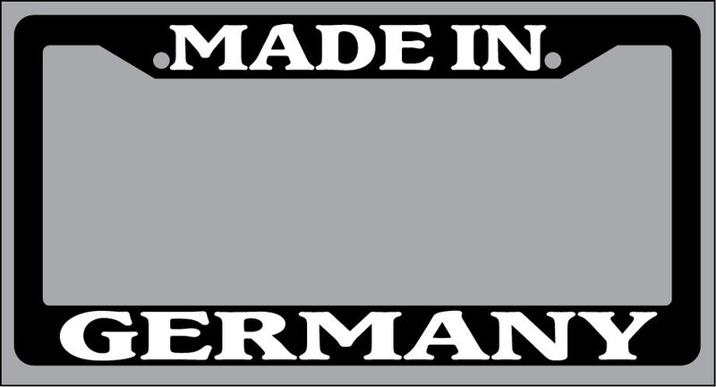 Black License Plate Frame Made in Germany Auto Accessory 1311  Mod-GRAPH9856236-983