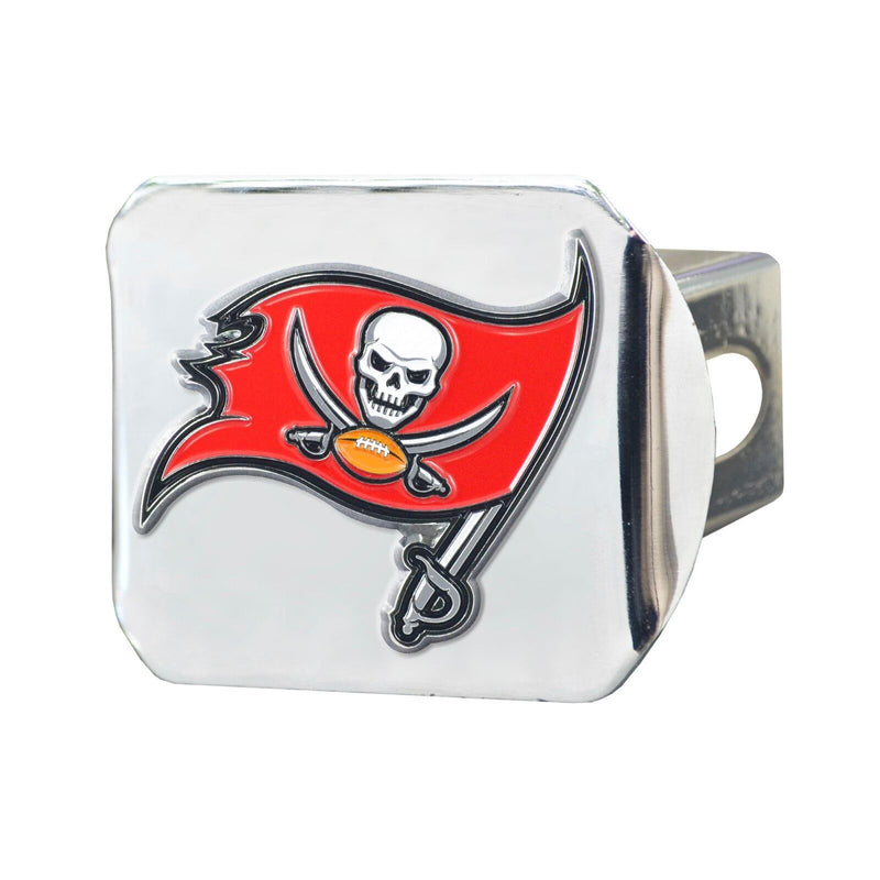 NFL Tampa Bay Buccaneers 3D Color on Chrome Metal Hitch Cover