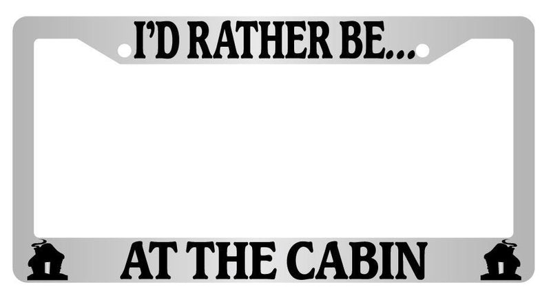 Chrome License Plate Frame I&