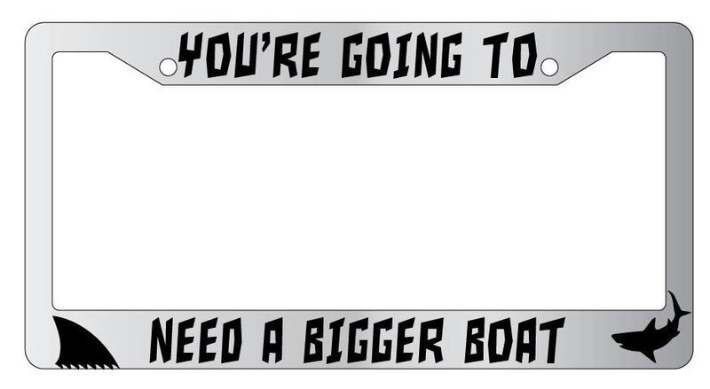 Chrome License Plate Frame YOU&