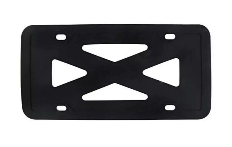 2Pack Silicone License Plate Frame Rust-Proof Rubber Holder W/Installation Screw