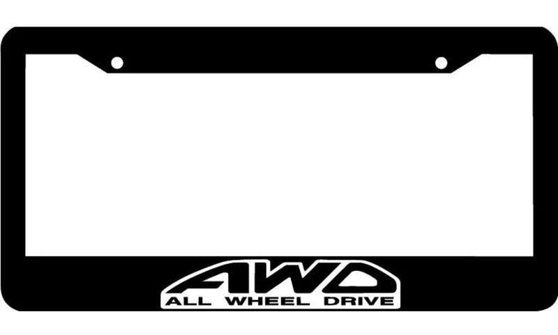AWD all wheel drive License Plate Frame