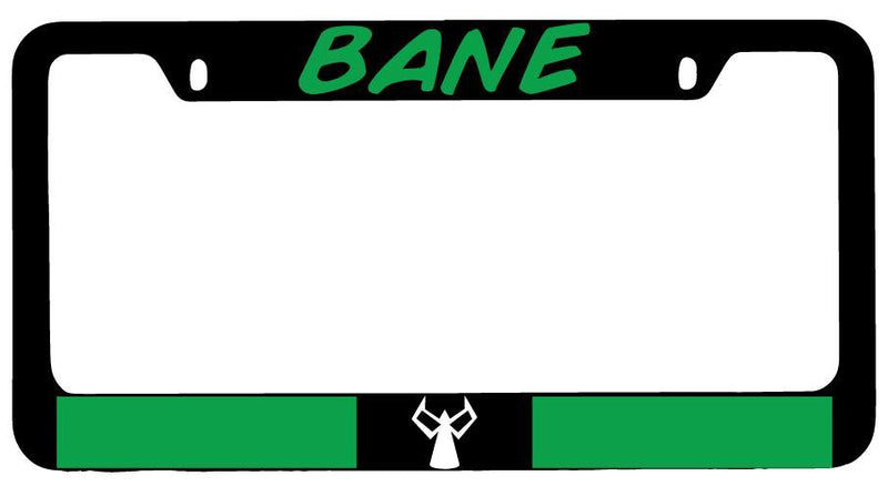 Bane Black METAL License Plate Frame DC  Mod-GRAPH9856236-7789