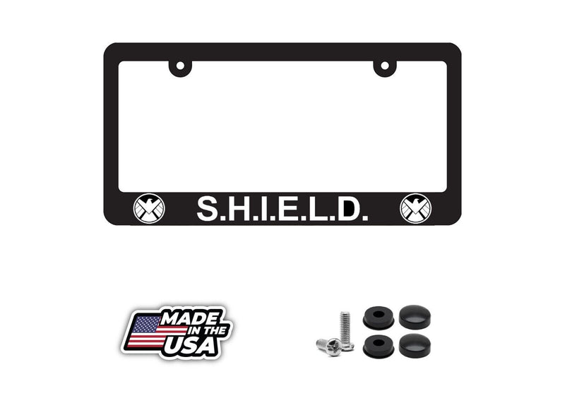 Agents of S.H.I.E.L.D. Plastic License Plate Frame Including Mounting Hardware