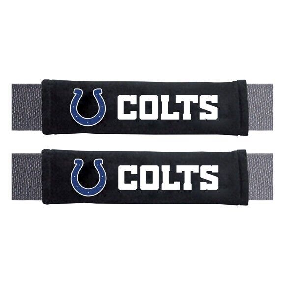 NFL Indianapolis Colts 2-Piece Embroidered Seat Belt Covers