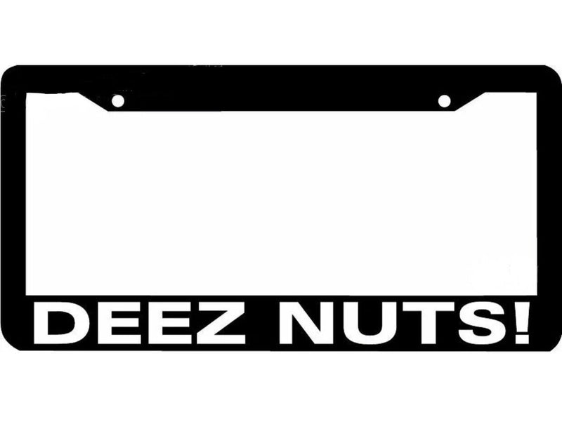 DEEZ NUTS dees lowered jdm funny low slow License Plate Frame