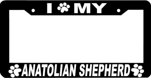 Anatolian Shepherd Dog paw print Plate Frame