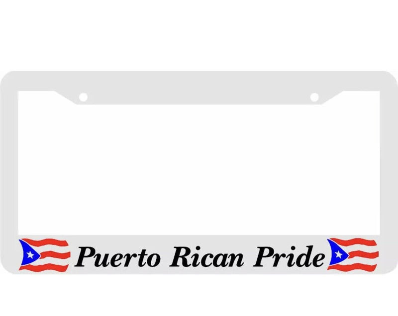 PUERTO RICAN PRIDE PUERTO RICO RICAN FLAG License Plate Frame