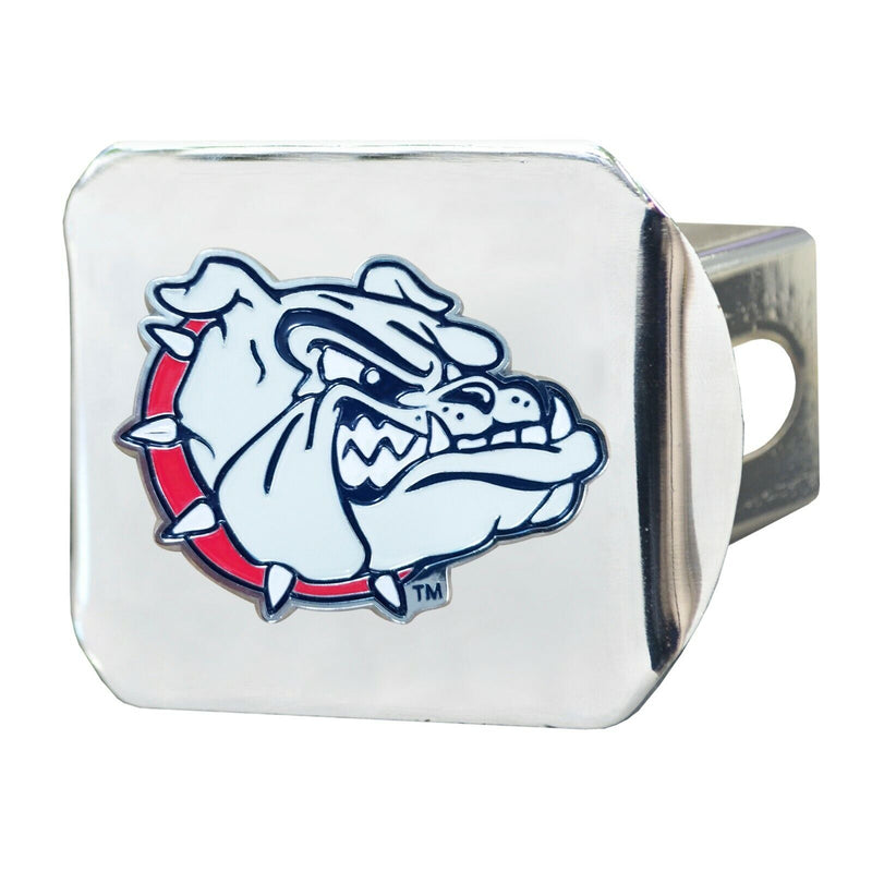 NCAA Gonzaga Bulldogs 3D Color on Chrome Metal Hitch Cover