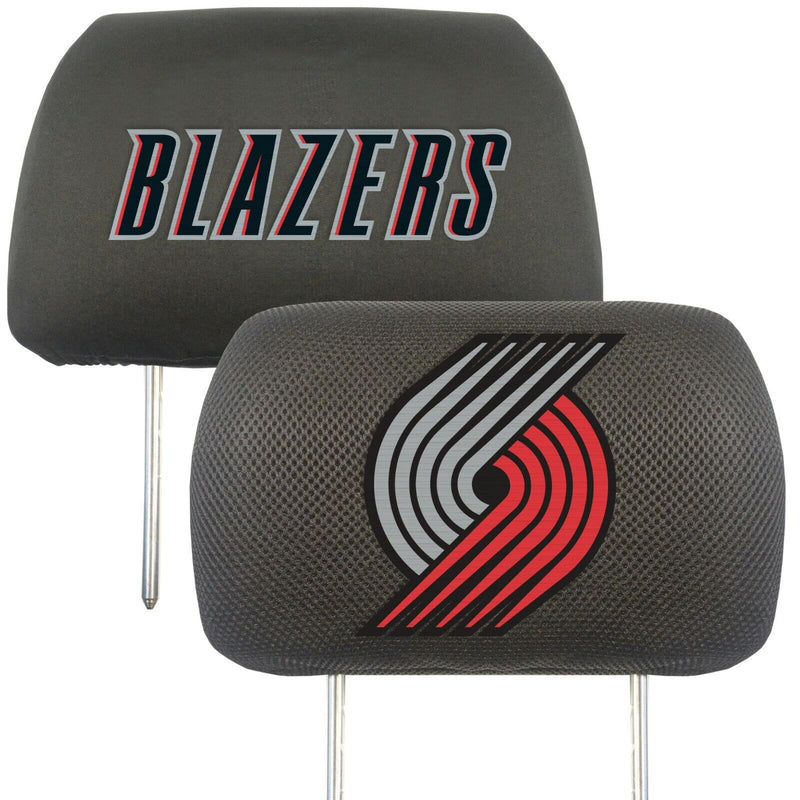 NBA Portland Trail Blazers 2-Embroidered Headrest Covers