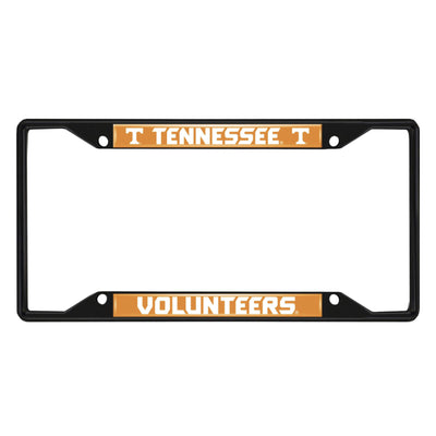 Marco De Placa De Metal Negro Fanmats NCAA Tennessee Volunteers