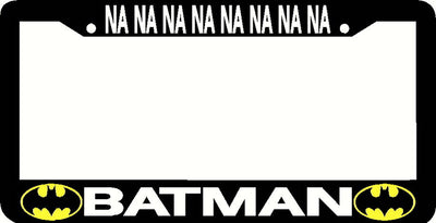 NA NA NA NA NA NA NA NA BATMAN Music License Plate Frame