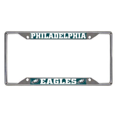 Fanmats NFL Philadelphia Eagles Chrome Metal License Plate Frame