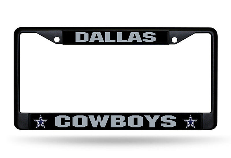 Dallas Cowboys Authentic Metal BLACK License Plate Frame Auto Truck Car NWT