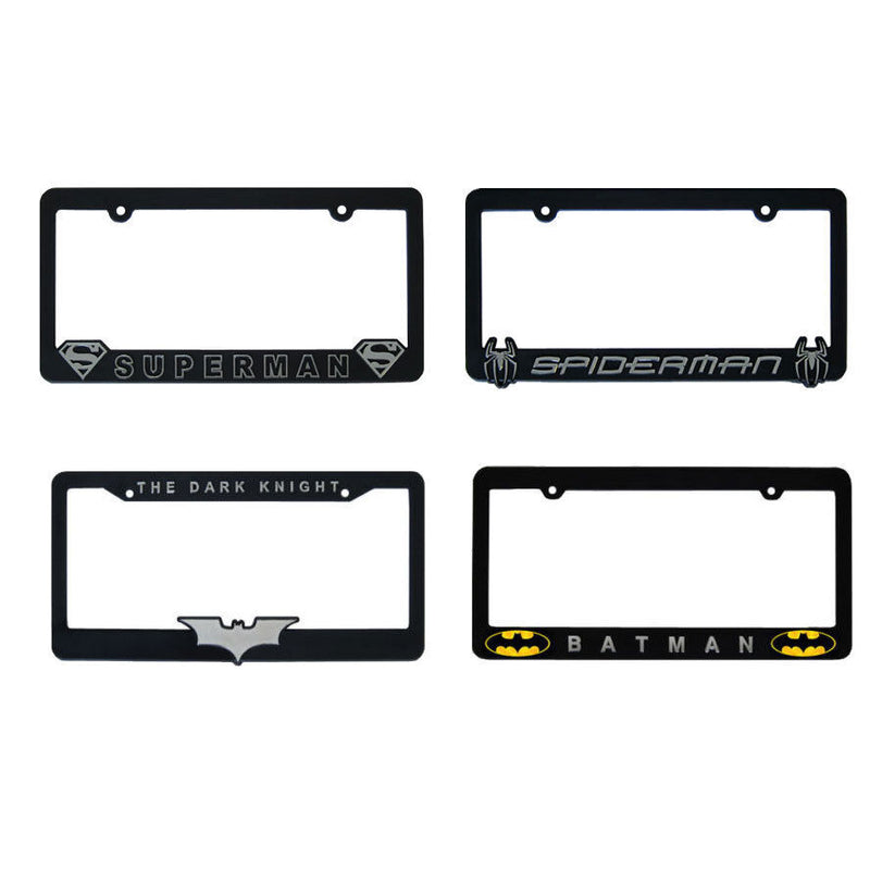 Brand New Superhero Car Truck Universal Fit License Plate Frame Made in U.S.A.